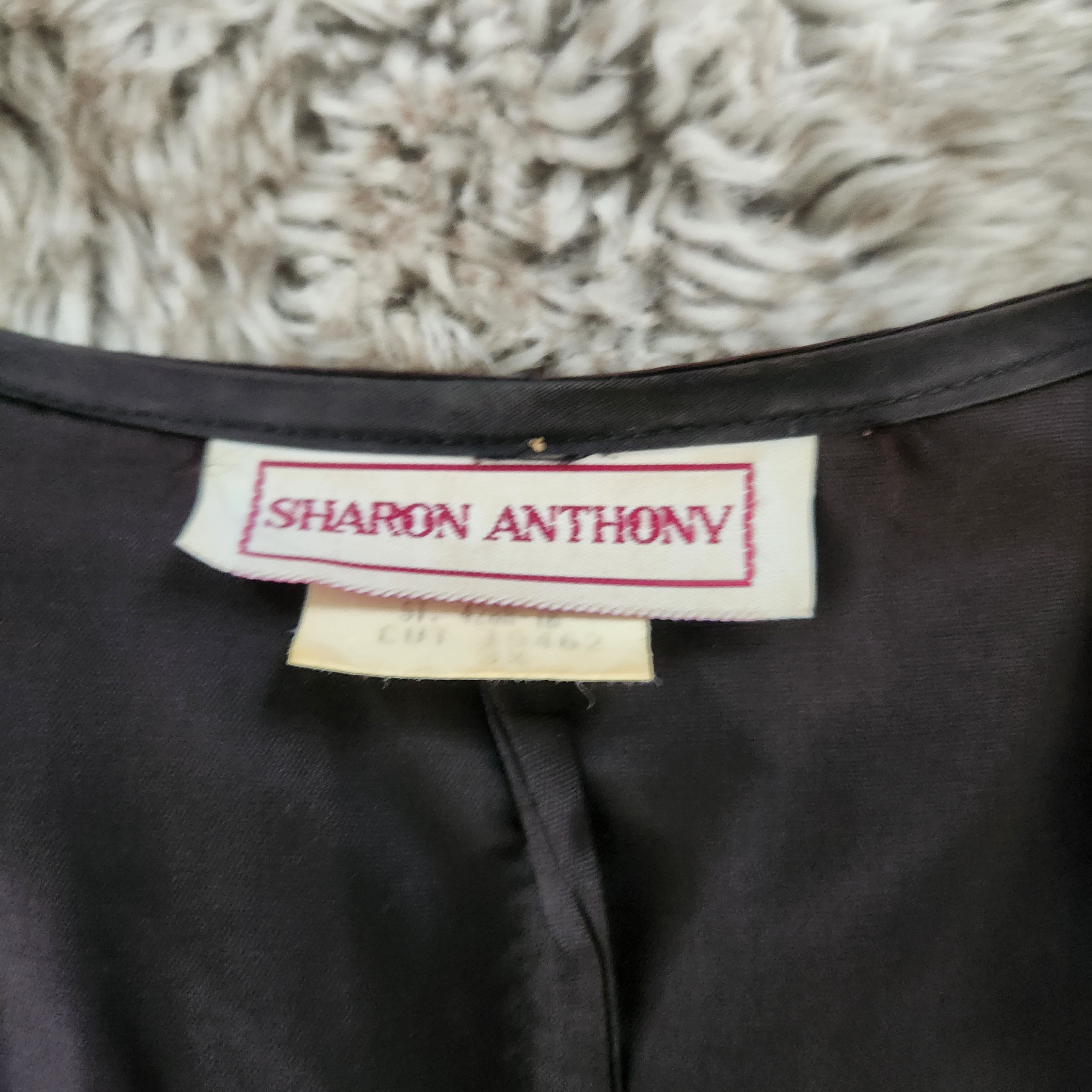 Sharon Anthony Vintage 1990s Orange and Blue Aztec Print Vest Women's Size 3X