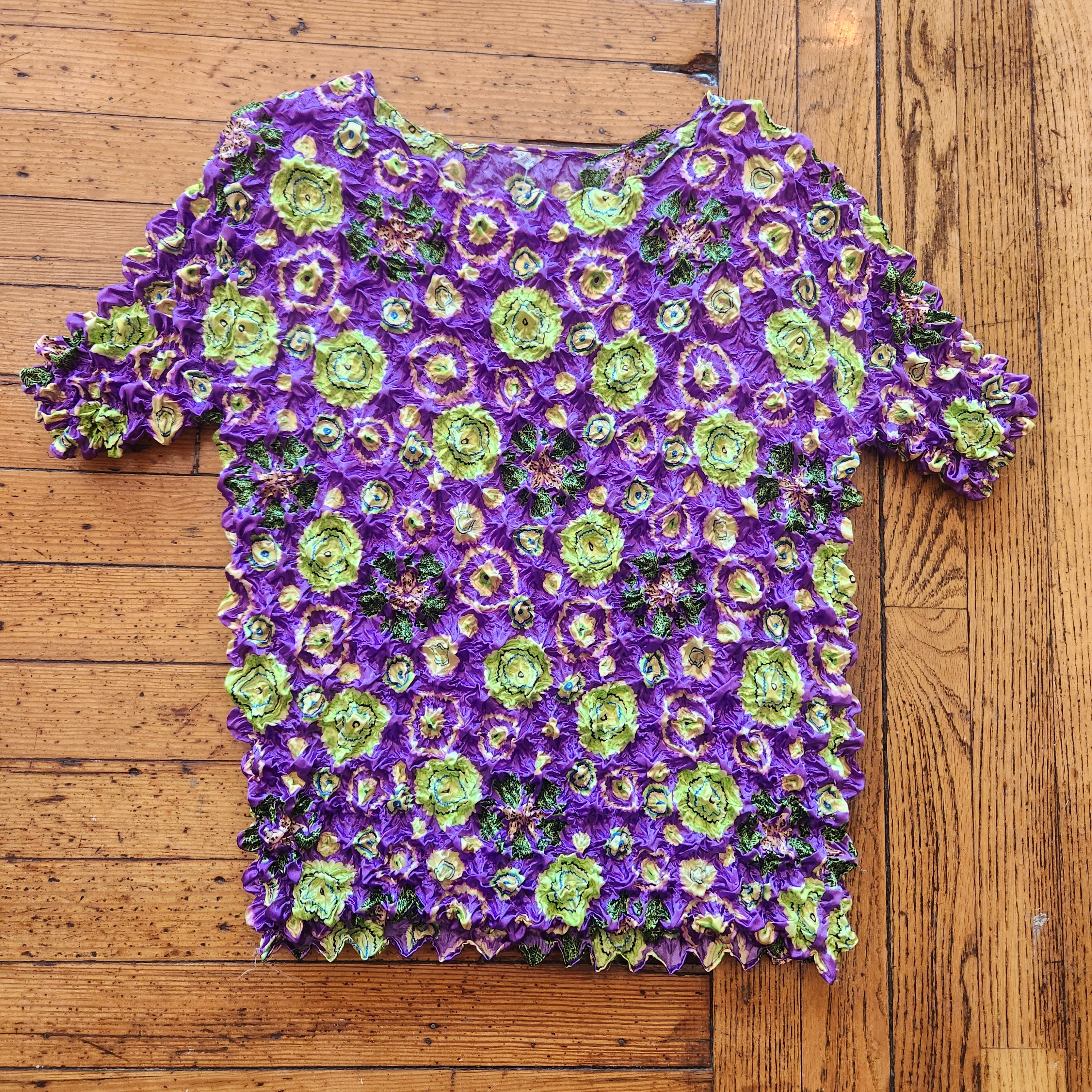F.C. Tops Vintage Y2K Scrunch Top  Vintage Vibes Boutique   