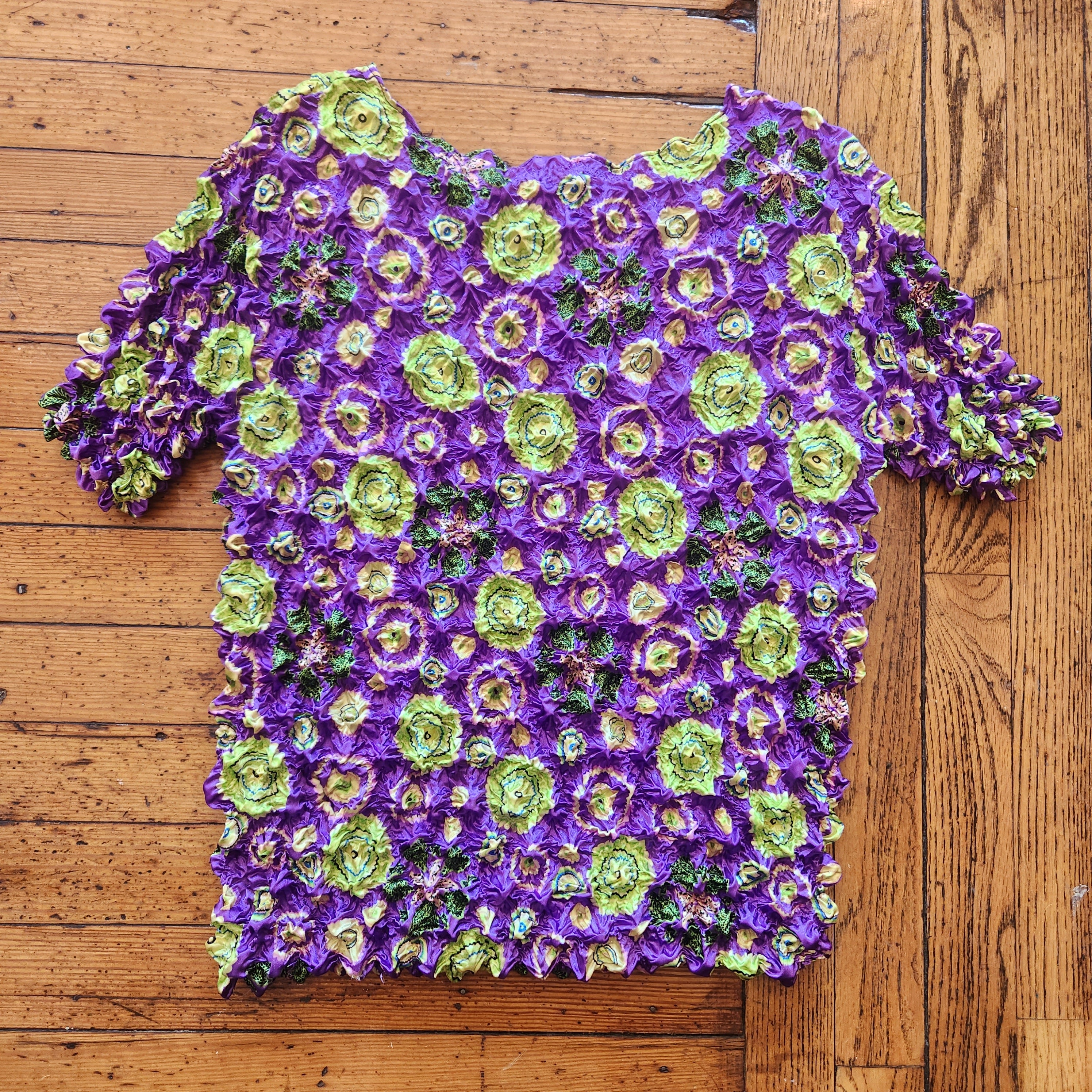 F.C. Tops Vintage Y2K Scrunch Top  Vintage Vibes Boutique   