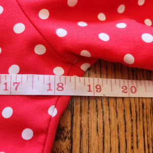 Pins and Needles Vintage Puff Sleeve Collared Polka Dot Shirt