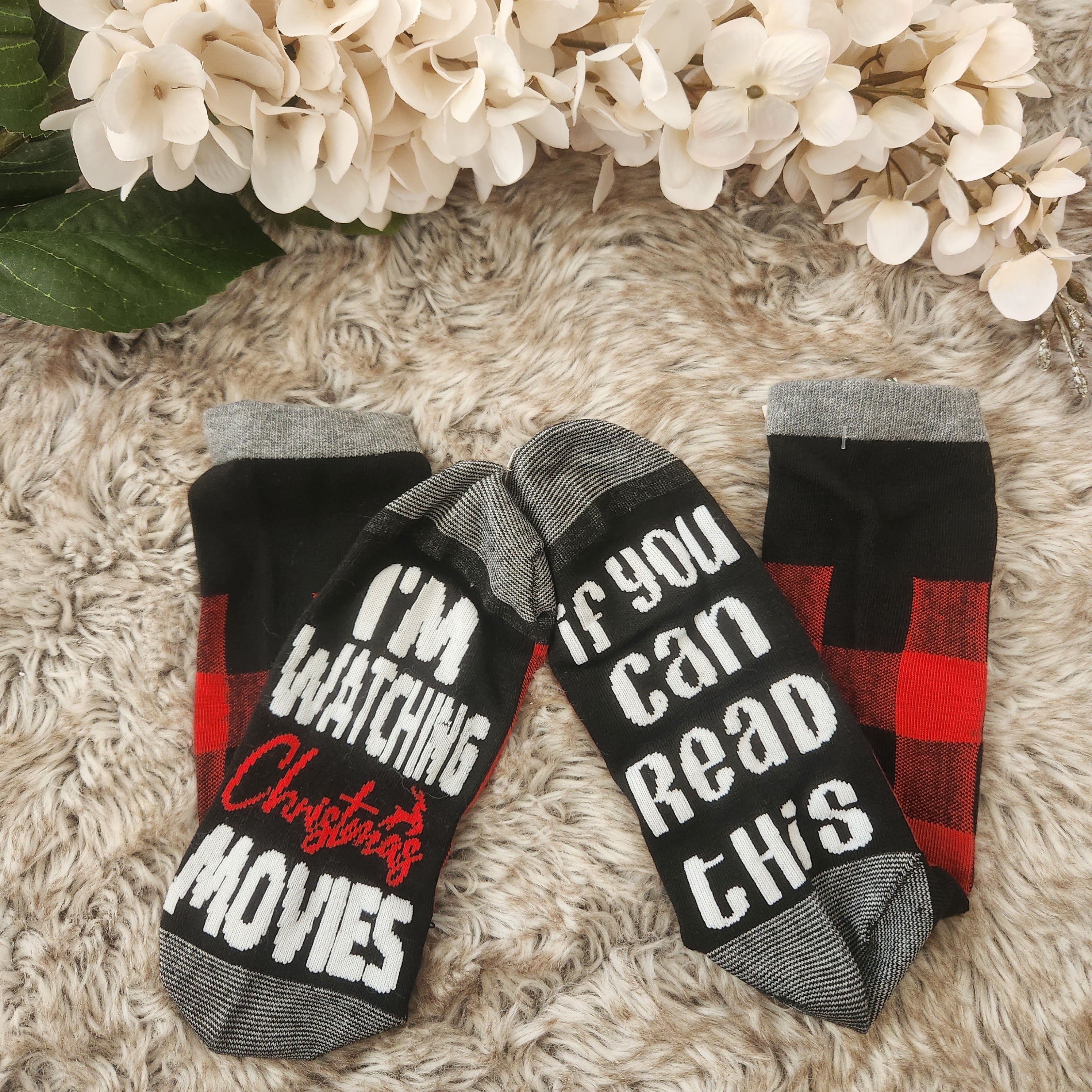 Jovie Christmas Movie Socks Socks Vintage Vibes Boutique
