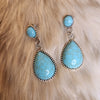 Turquoise Tear Drop Earrings