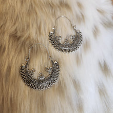  Boho Embellished Hoop Earrings