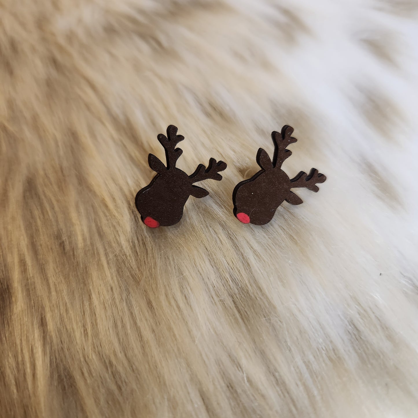 Reindeer Earrings  Vintage Vibes Boutique   