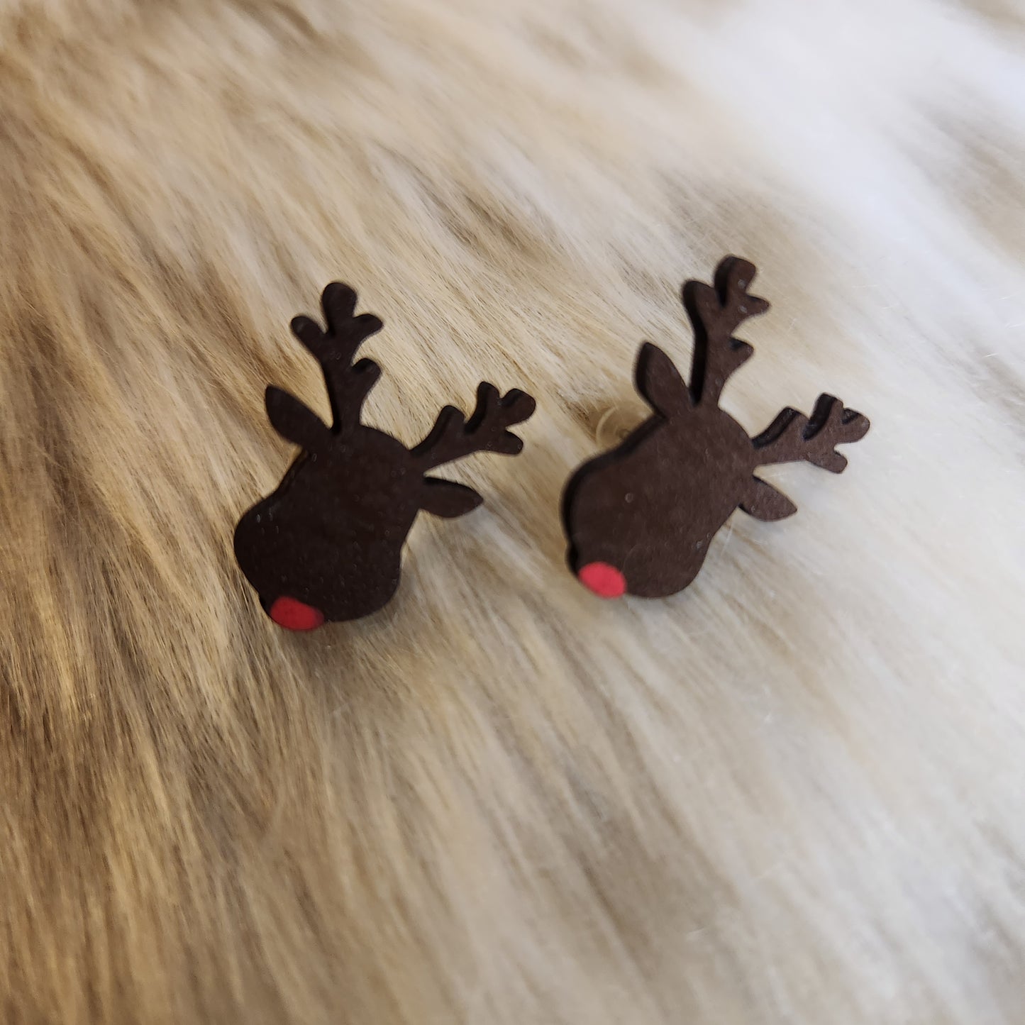 Reindeer Earrings  Vintage Vibes Boutique   