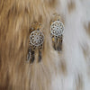 Silver Dreamcatcher Earrings