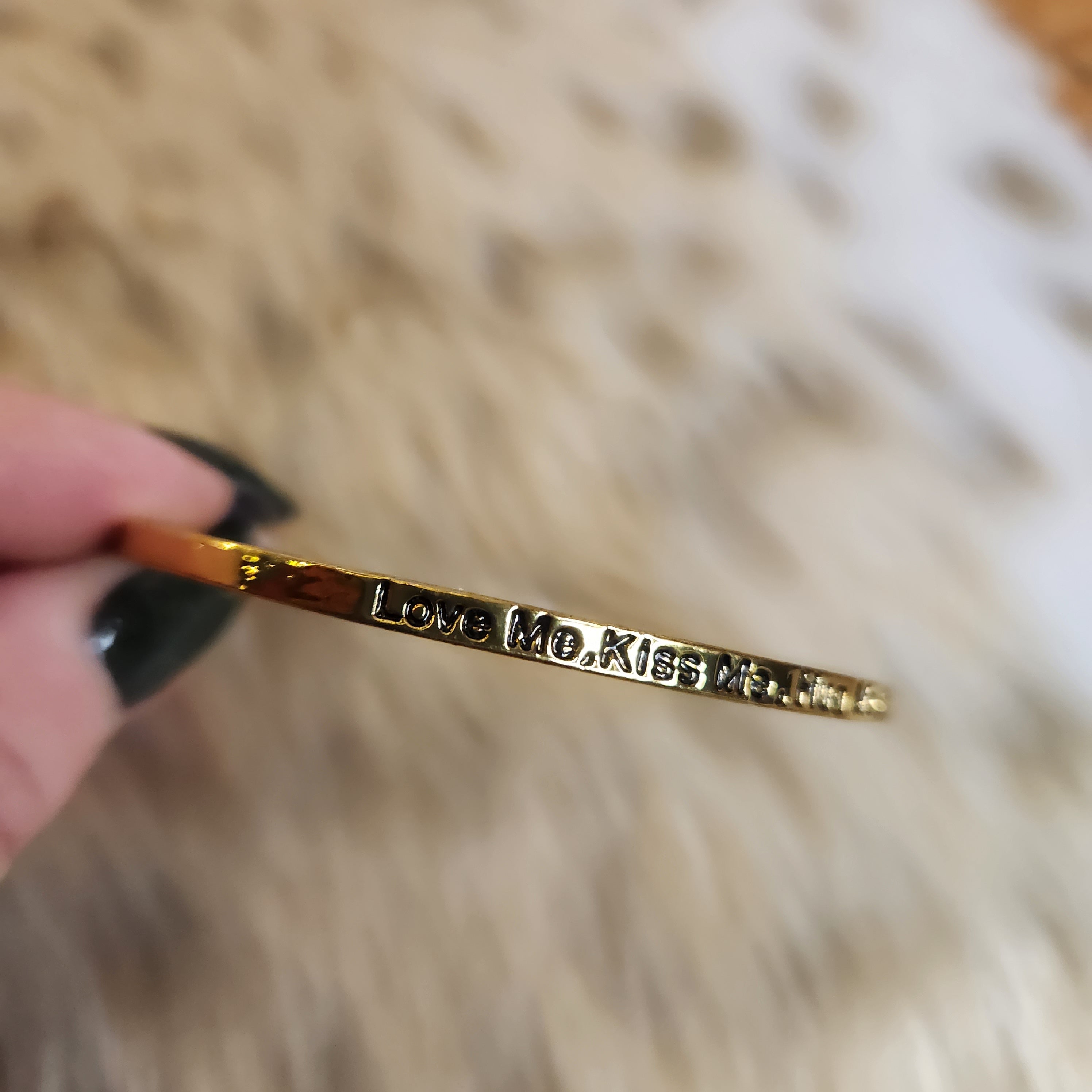 I'm Yours Engraved Bracelet Bracelet Vintage Vibes Boutique