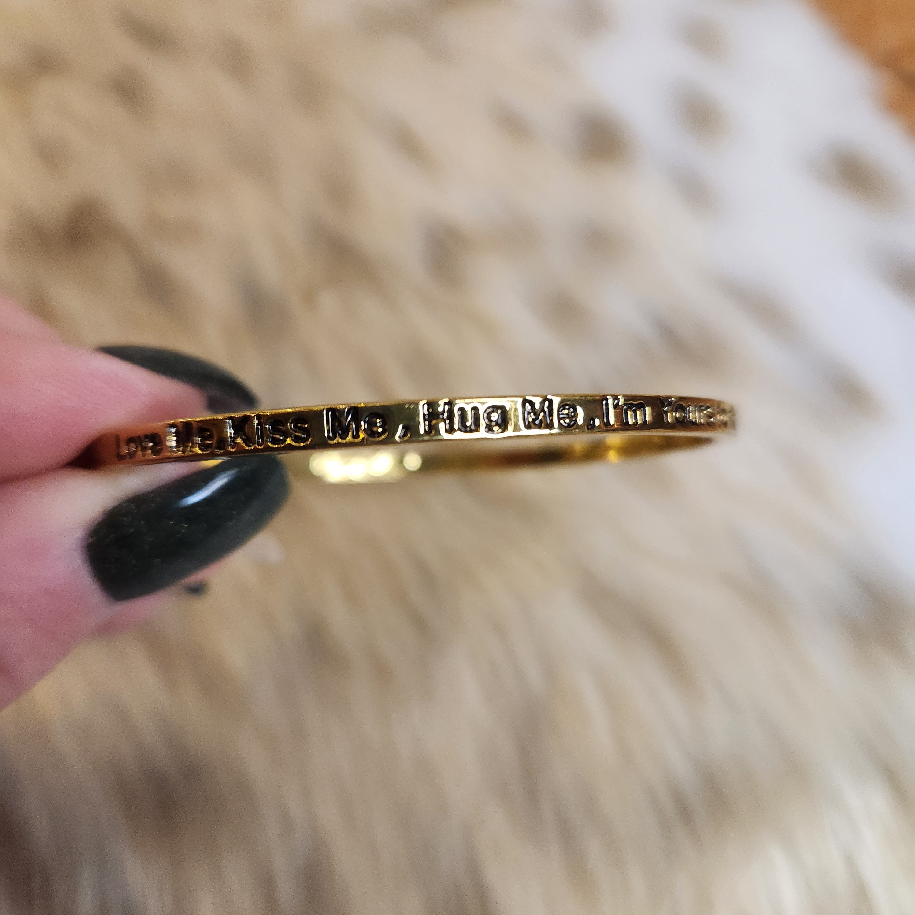 I'm Yours Engraved Bracelet Bracelet Vintage Vibes Boutique