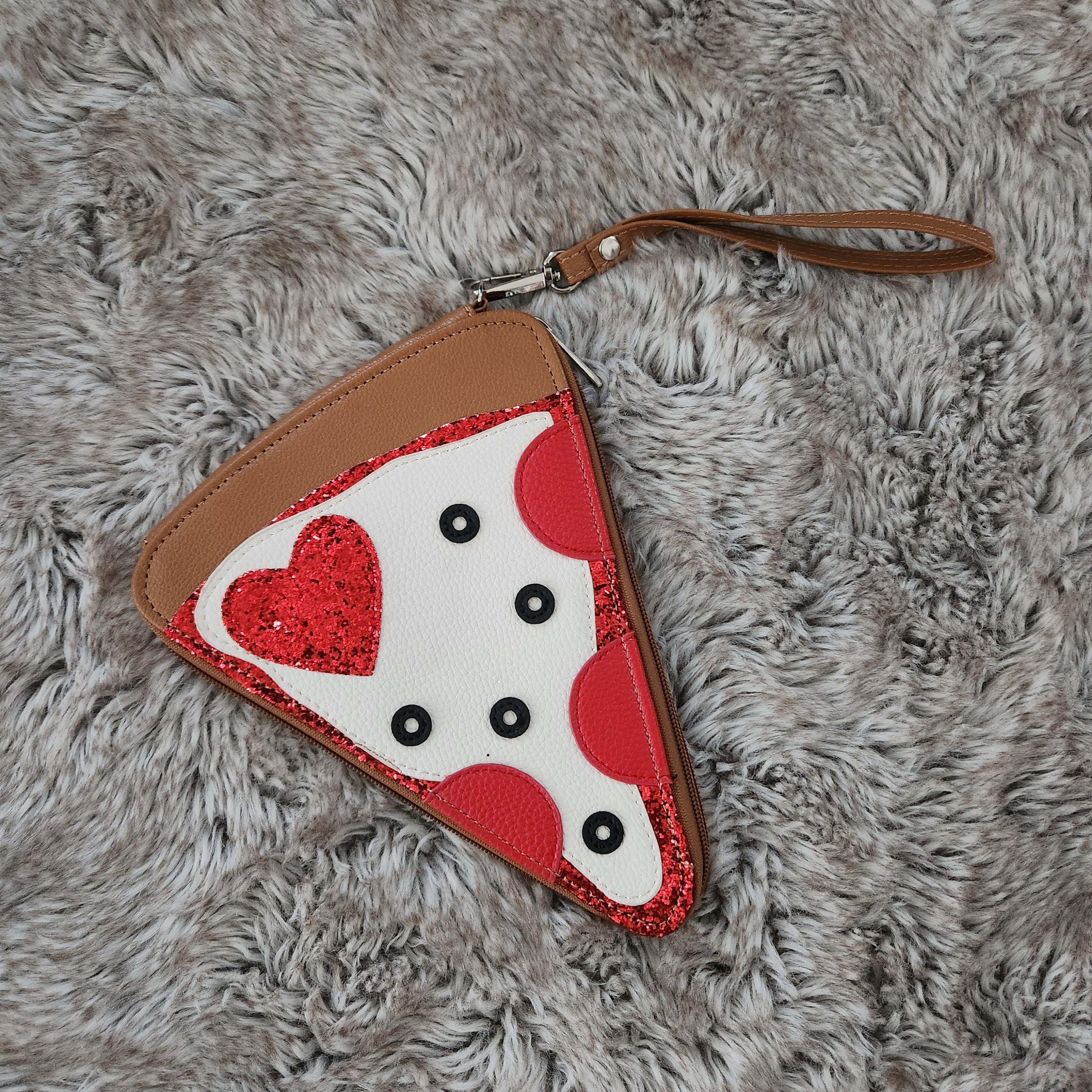 Pizza is Life Wristlet Novelty Bag Vintage Vibes Boutique