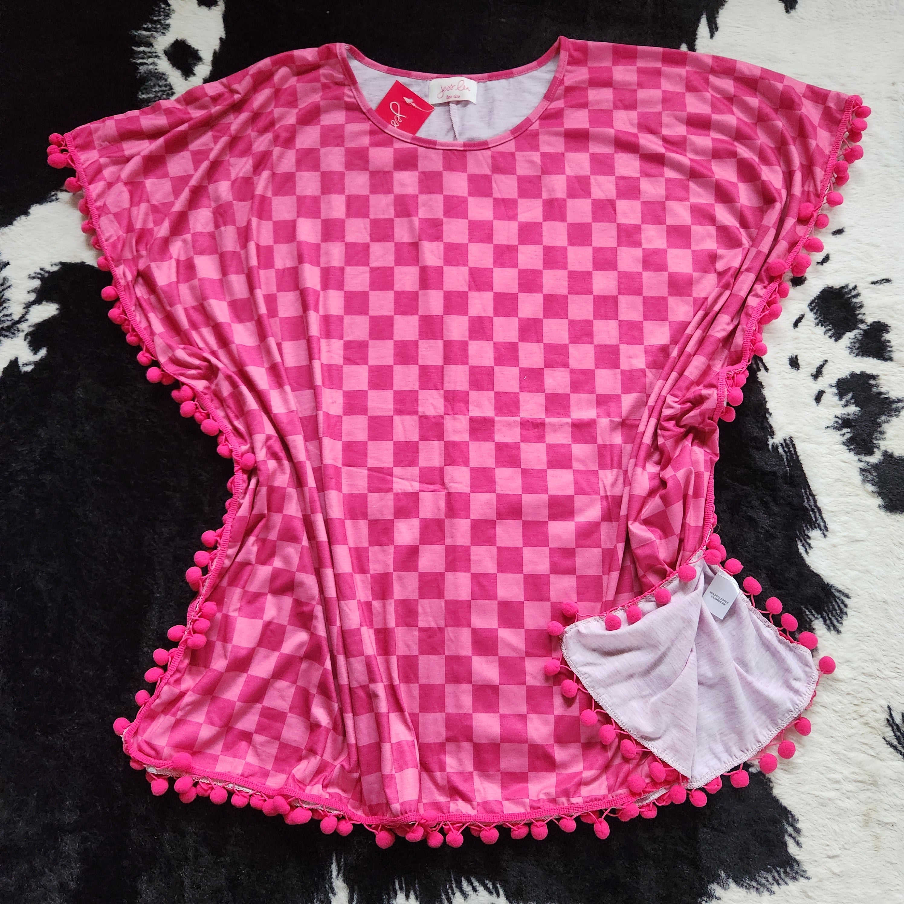 Camilla Checked Out Swimsuit Cover-up  Jess Lea   