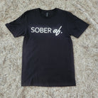 Sober AF Tee Graphic Tee Vintage Vibes Boutique