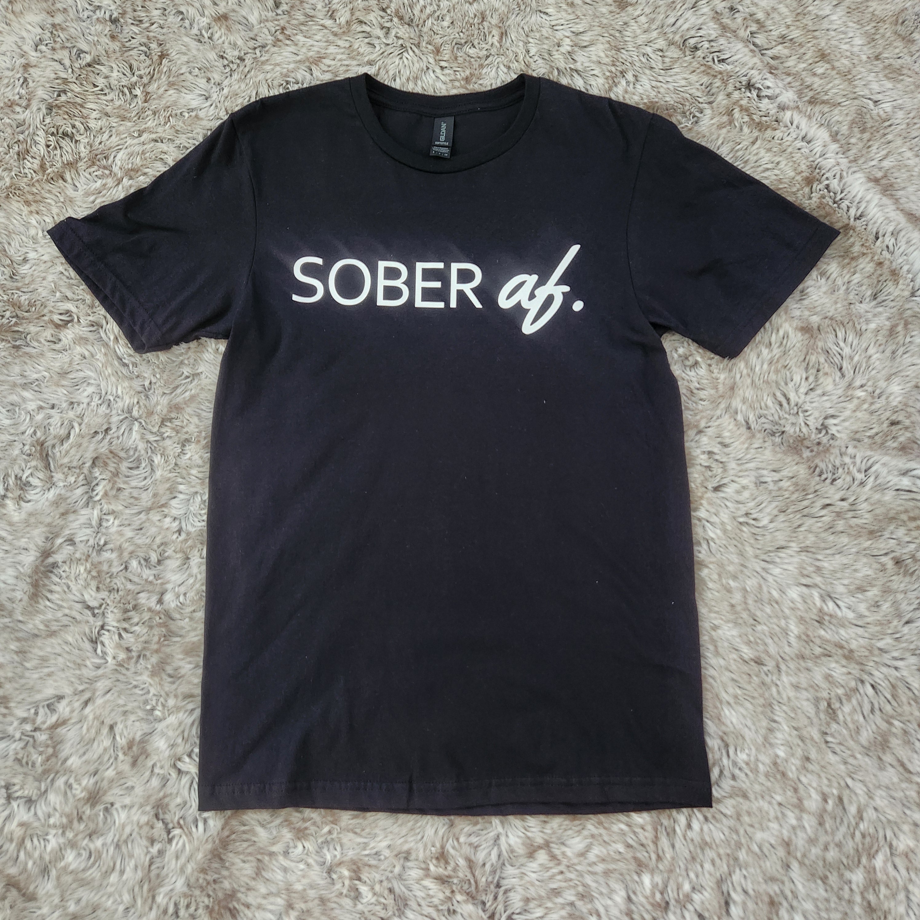 Sober AF Tee Graphic Tee Vintage Vibes Boutique