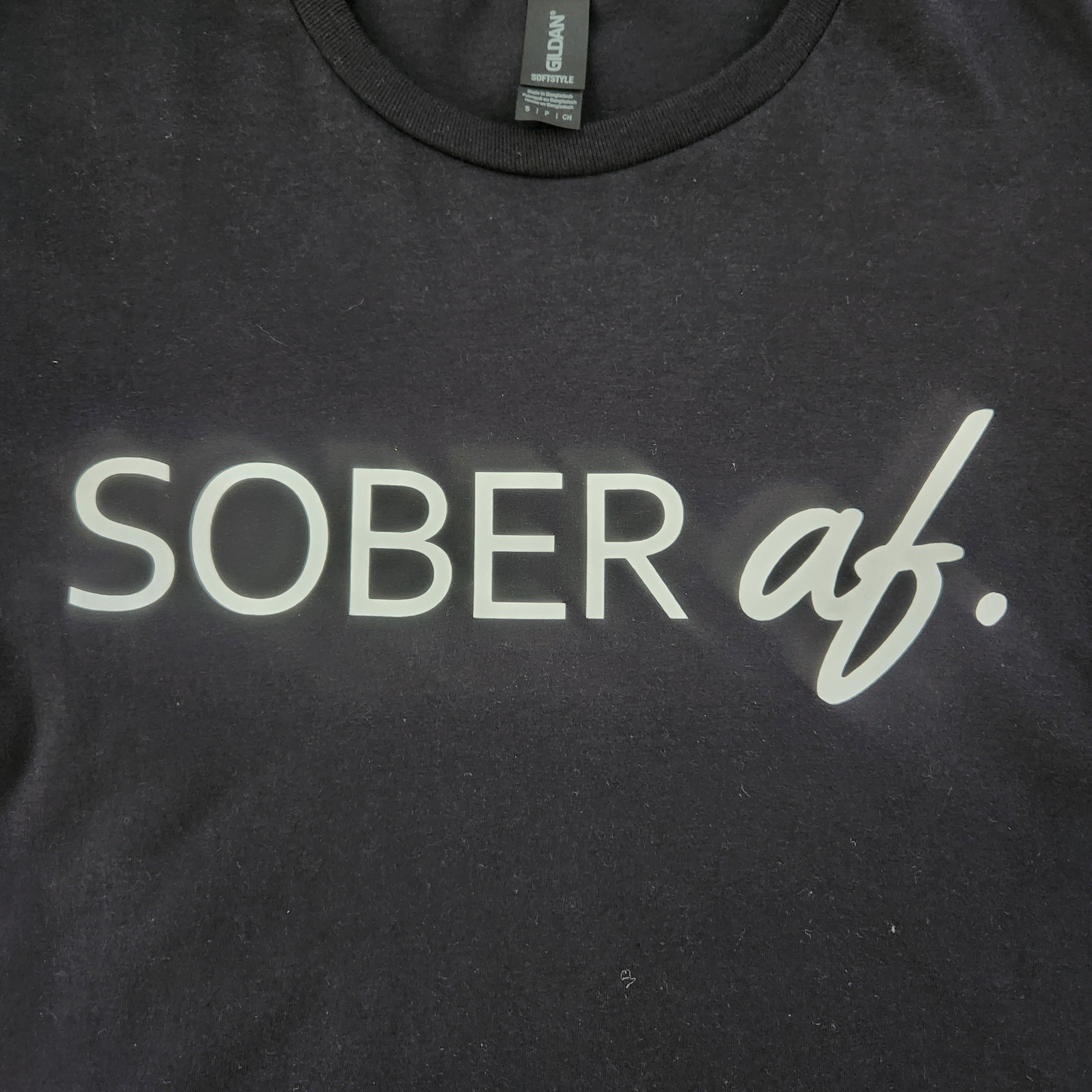 Sober AF Tee Graphic Tee Vintage Vibes Boutique