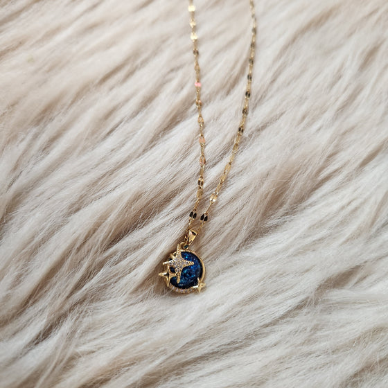 Celestial Necklace Vintage Vibes Boutique