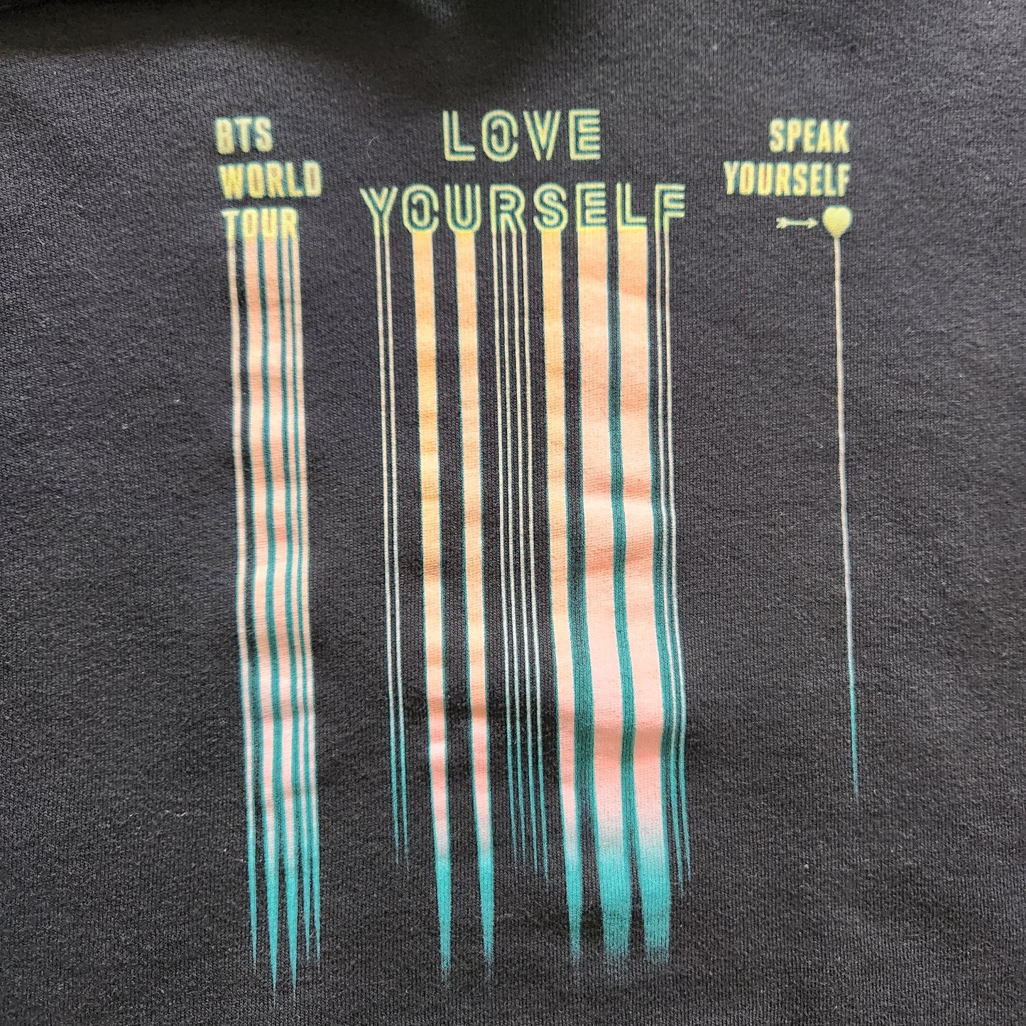 BTS Cropped Hoodie Vintage Vibes Boutique