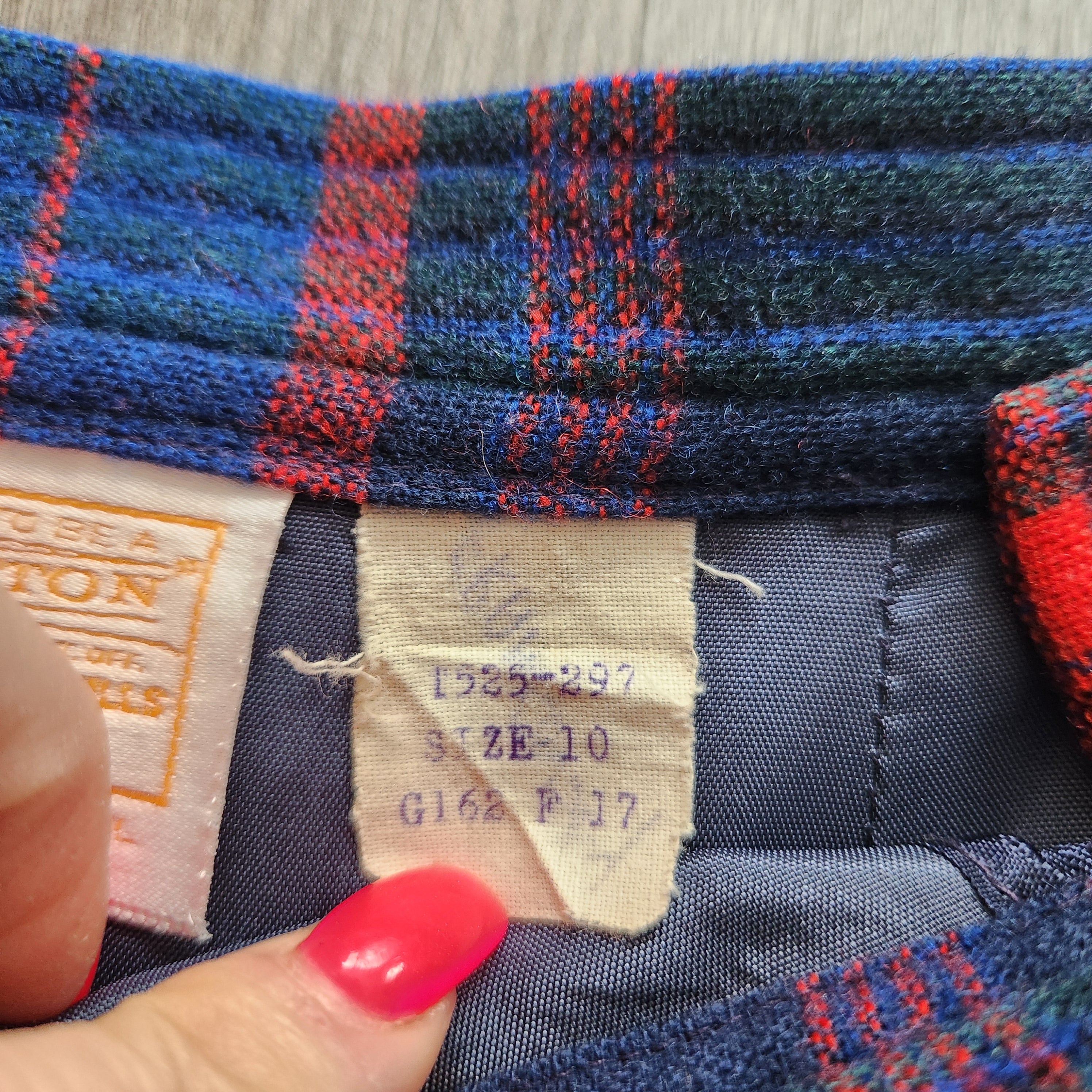 Pendleton Plaid Skirt Vintage Vibes Boutique