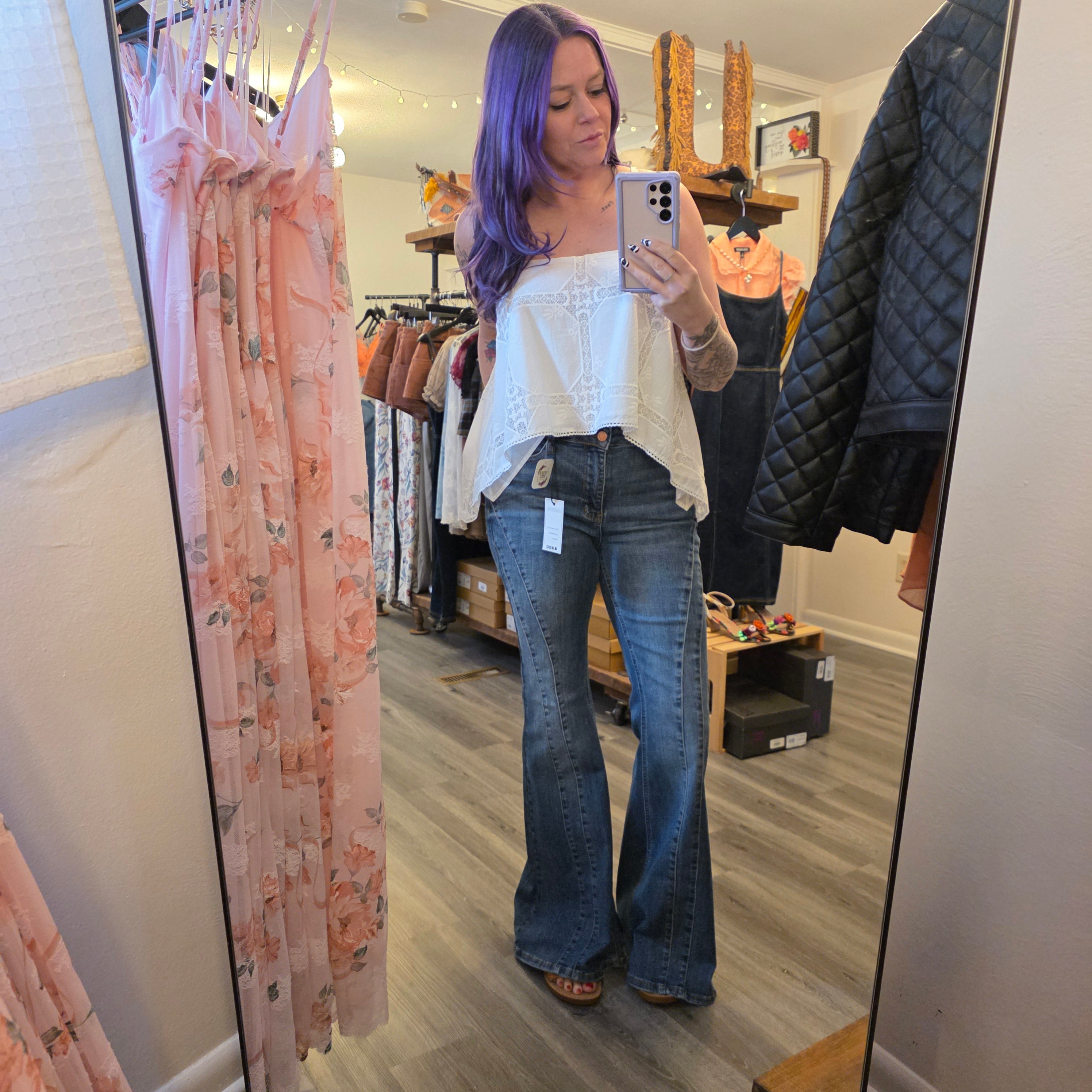 Ainslee Eyelet Top Tank Steve Madden