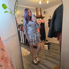 June Dress Mini Dress Blue B