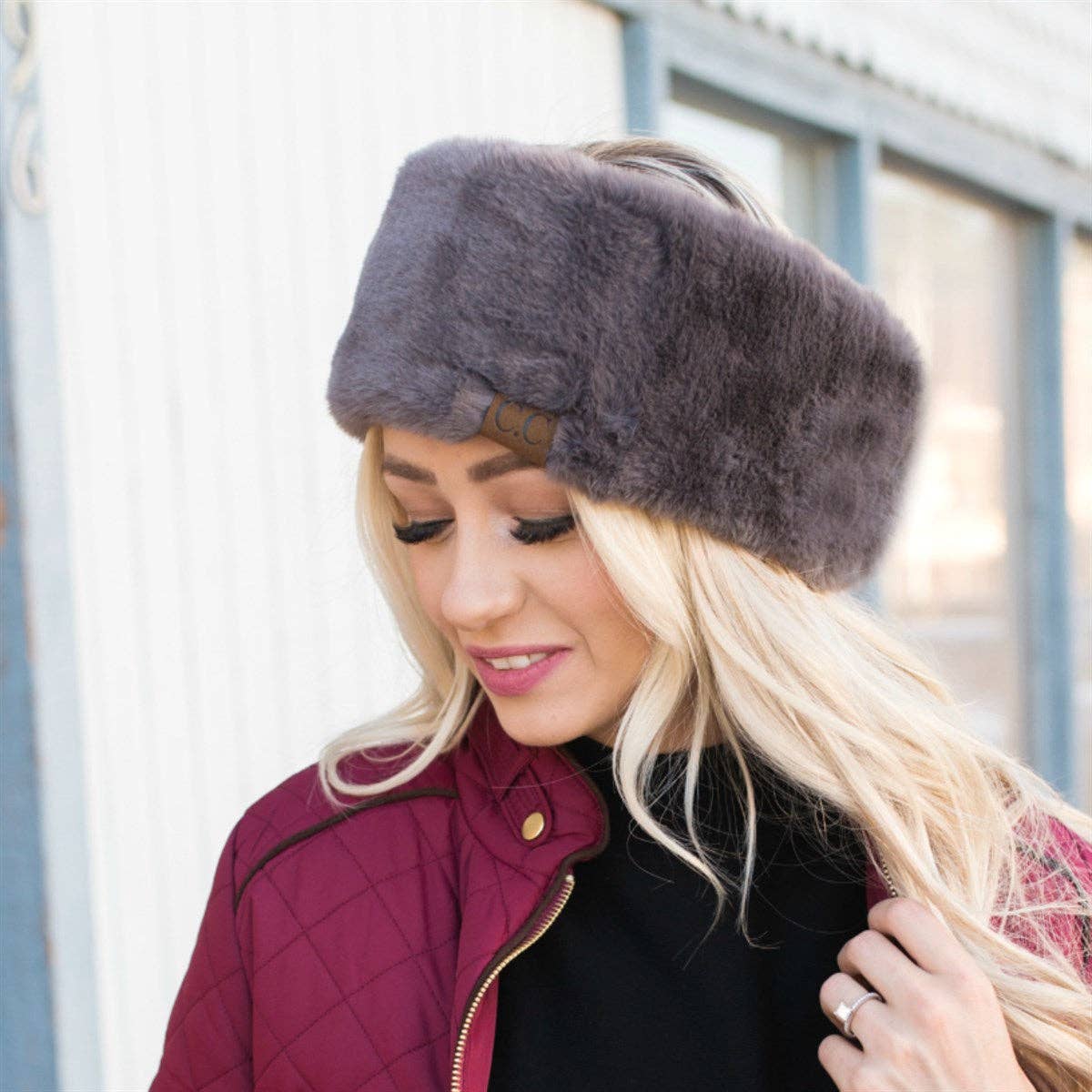 CC Faux Fur Headwrap CC