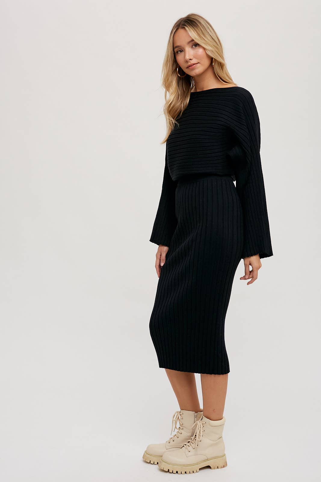 Blackout Theory Knit Set Coord Set Bluivy
