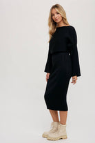 Blackout Theory Knit Set Coord Set Bluivy