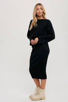 Blackout Theory Knit Set Coord Set Bluivy