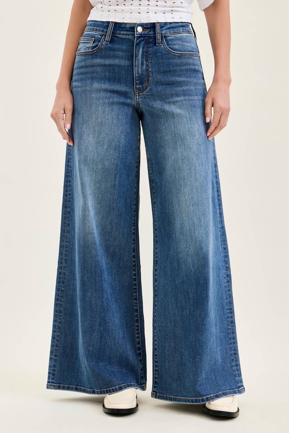 Celestia Jeans Wide Leg Jeans Judy Blue Jeans