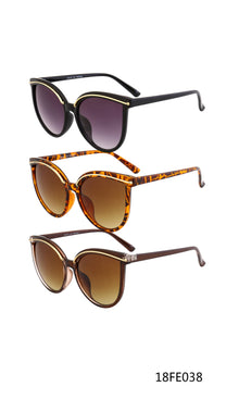 Gold Band Sunglasses Trio Trading