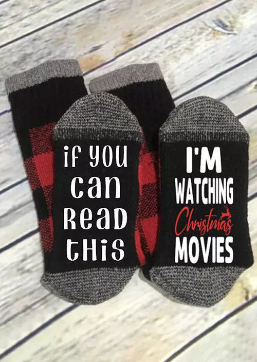 Jovie Christmas Movie Socks Socks Vintage Vibes Boutique