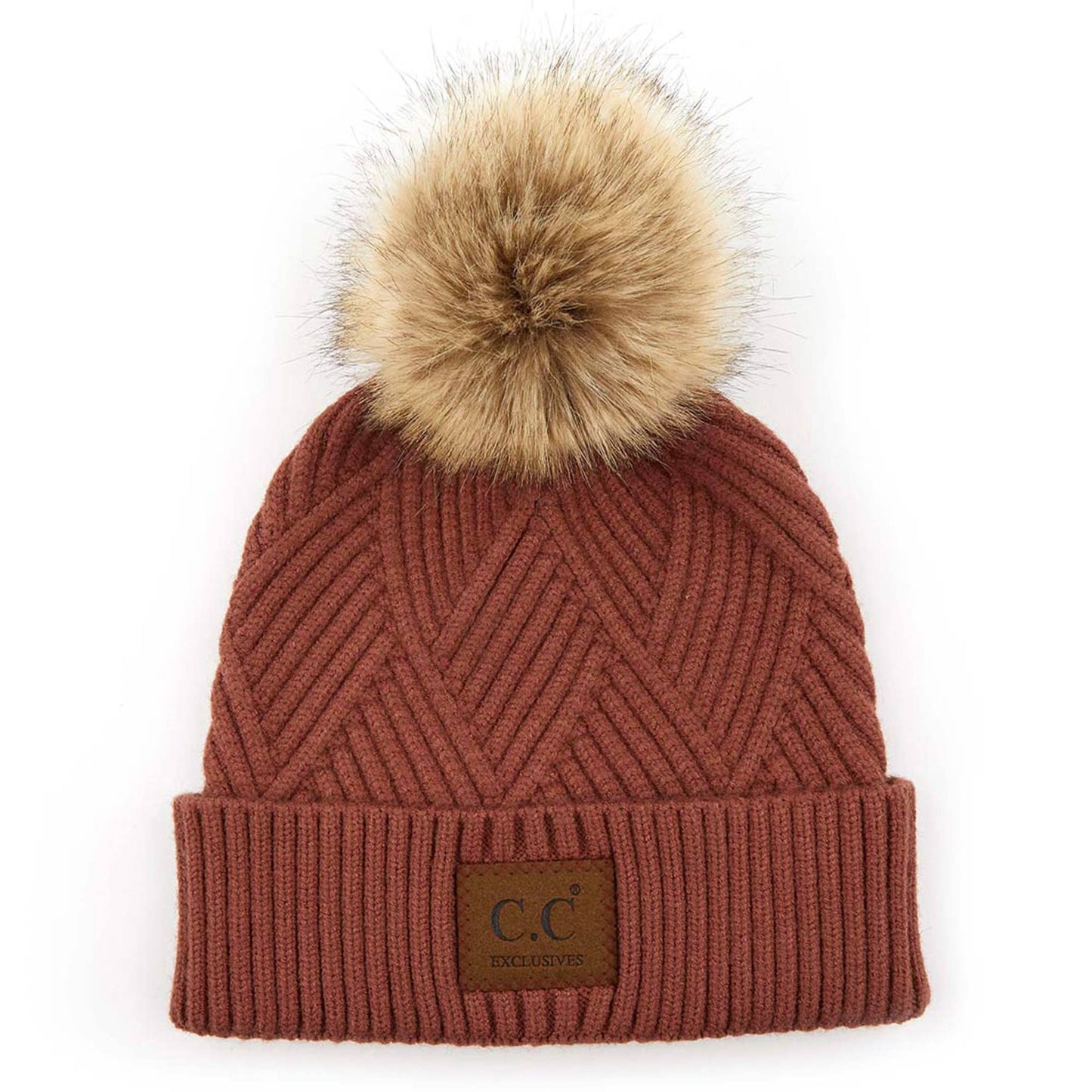 CC Criss-Cross Beanie CC Brick