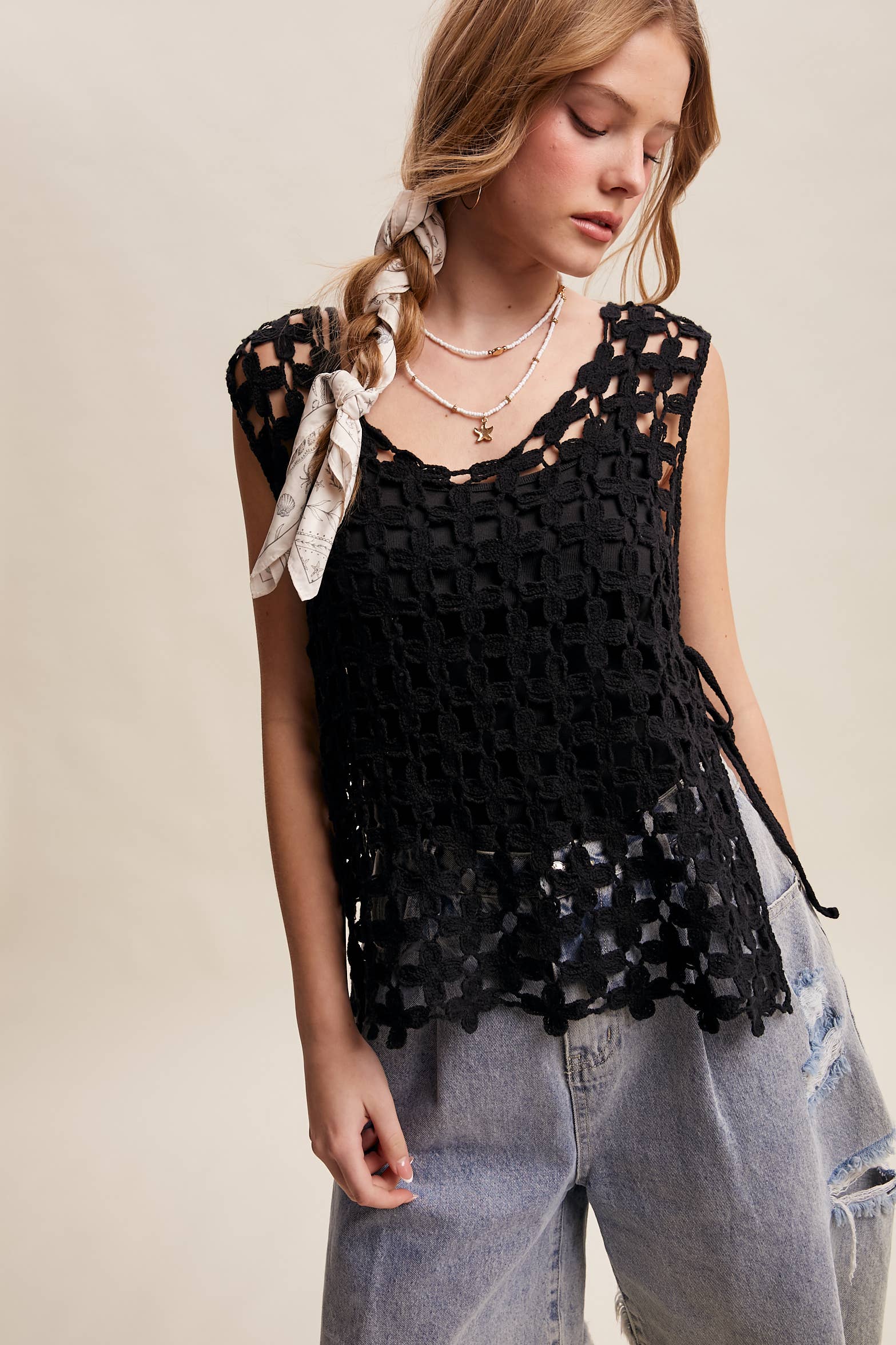 Jett Crochet Tank Tank Listicle