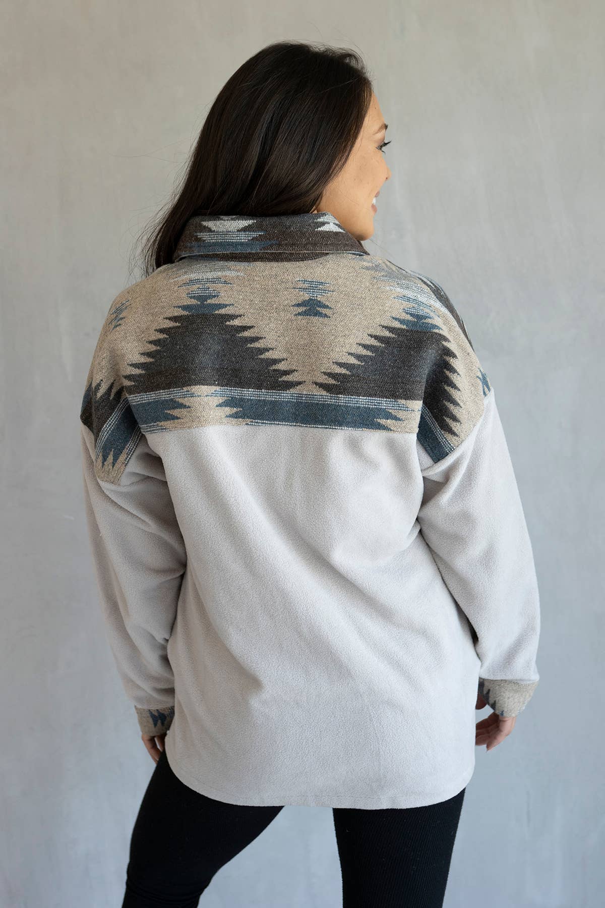 Taos Fleece Shacket Shacket Jen & Co.
