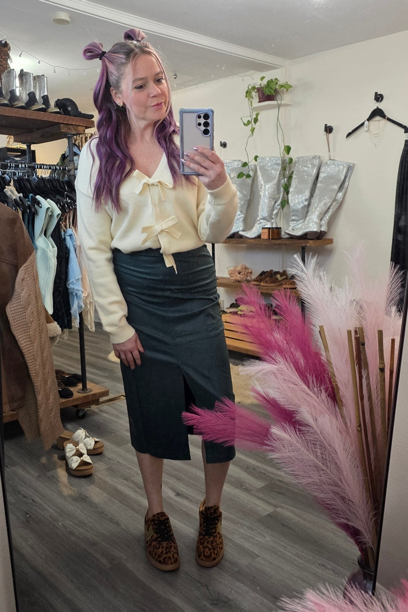 Bow & Behold Cardigan Cardigan Vintage Vibes Boutique