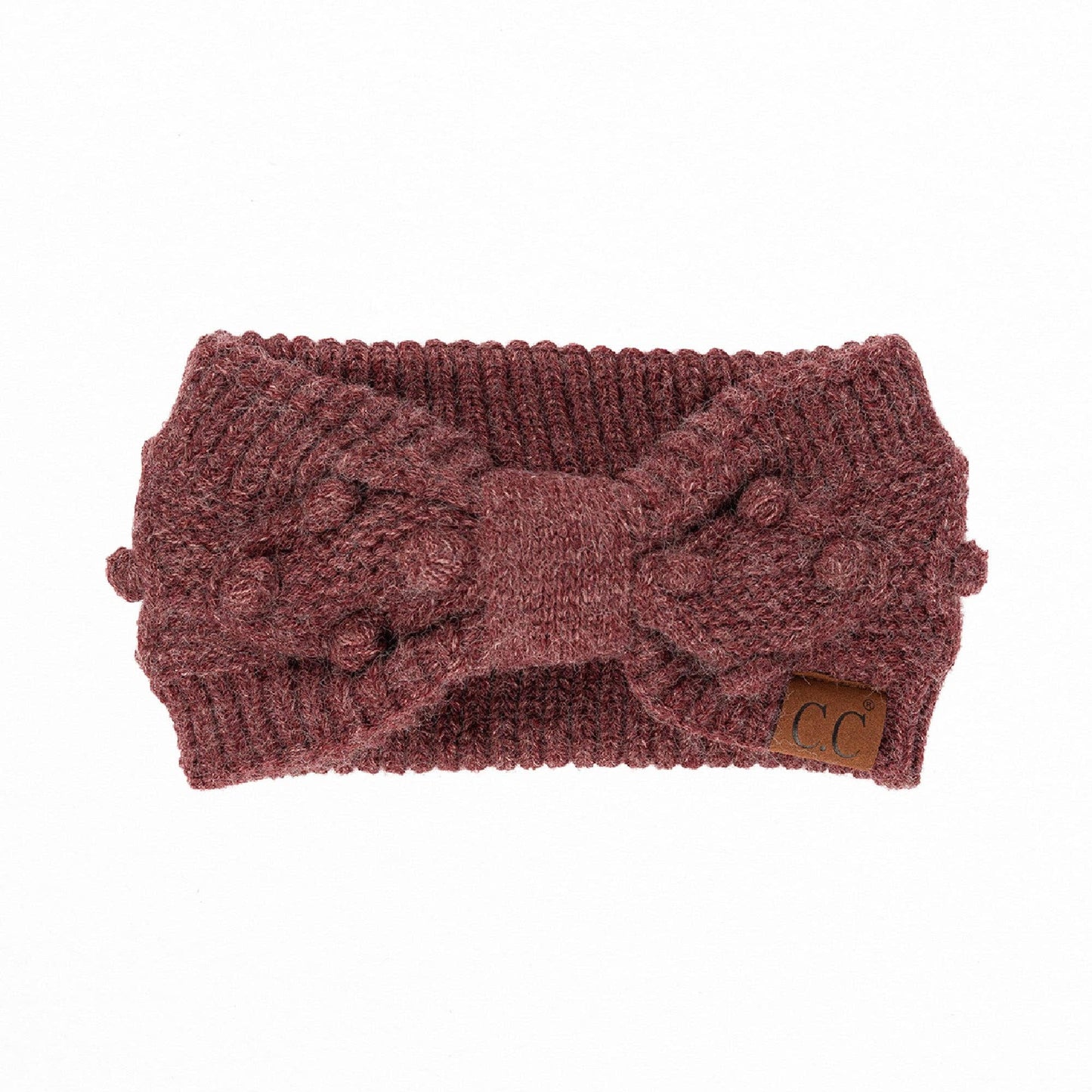 CC Crafted Pom Head Wrap CC Wine