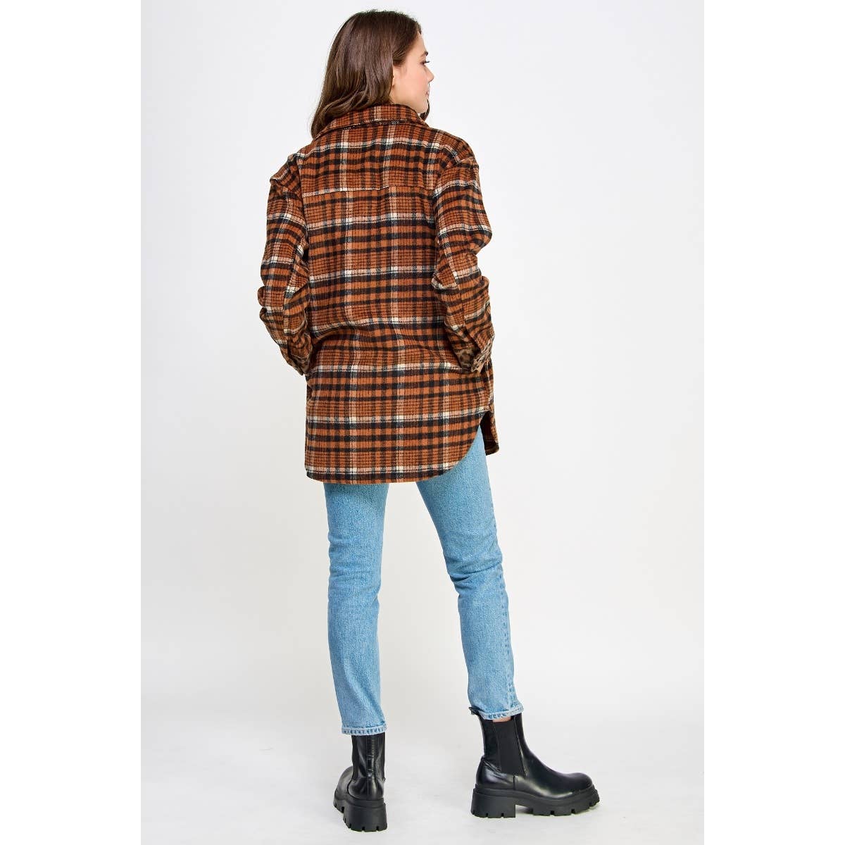 Cider & Spots Shacket Jacket Veveret