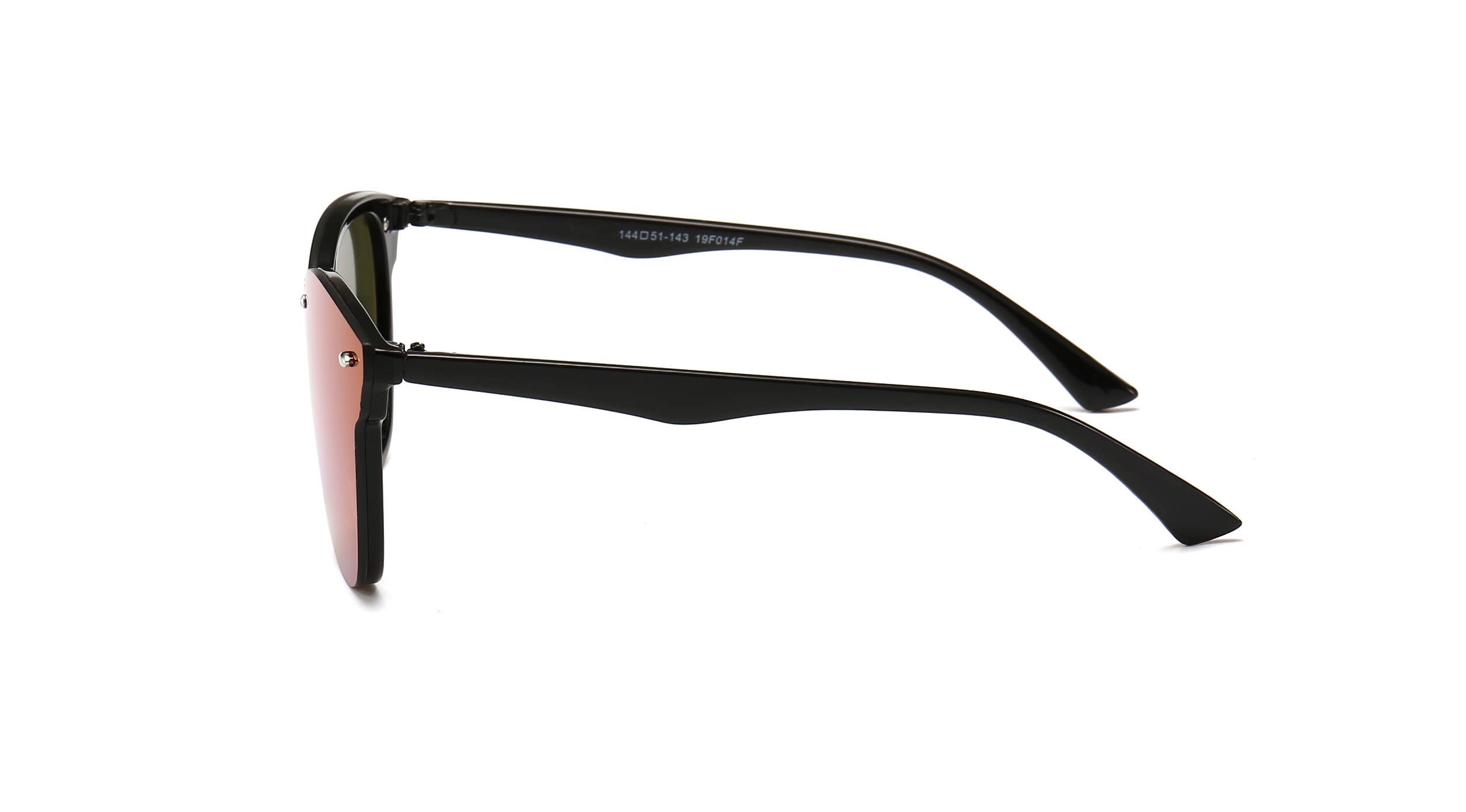 Unisex One Piece Mirrored Lens Sunglasses Sunglasses Trio Trading