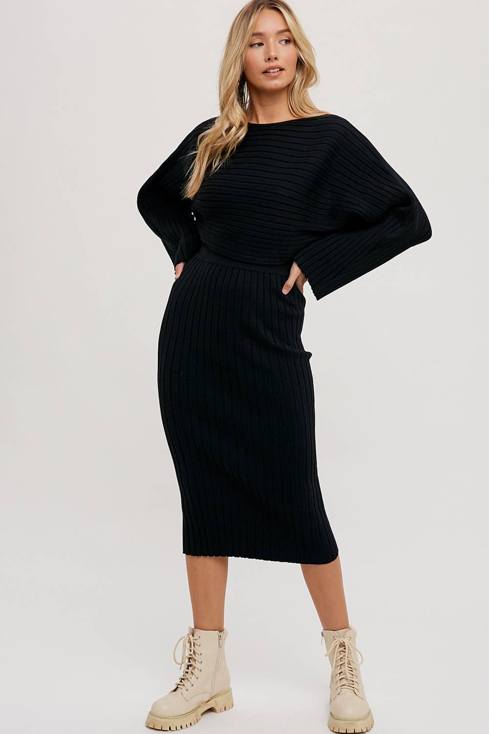 Blackout Theory Knit Set Coord Set Bluivy