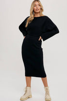 Blackout Theory Knit Set Coord Set Bluivy