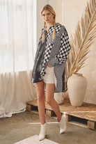 Checkered Forecast Shacket Shacket JADE BY JANE