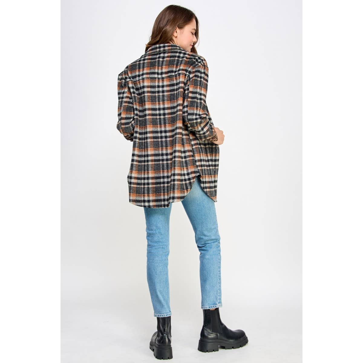 Cider & Spots Shacket Jacket Veveret