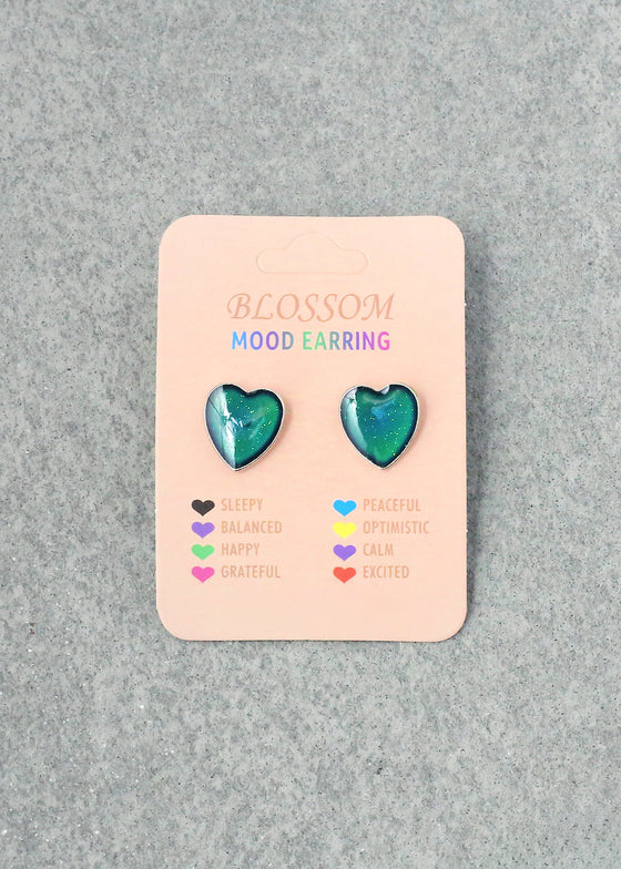 Heart Mood Earrings  Vintage Vibes Boutique   