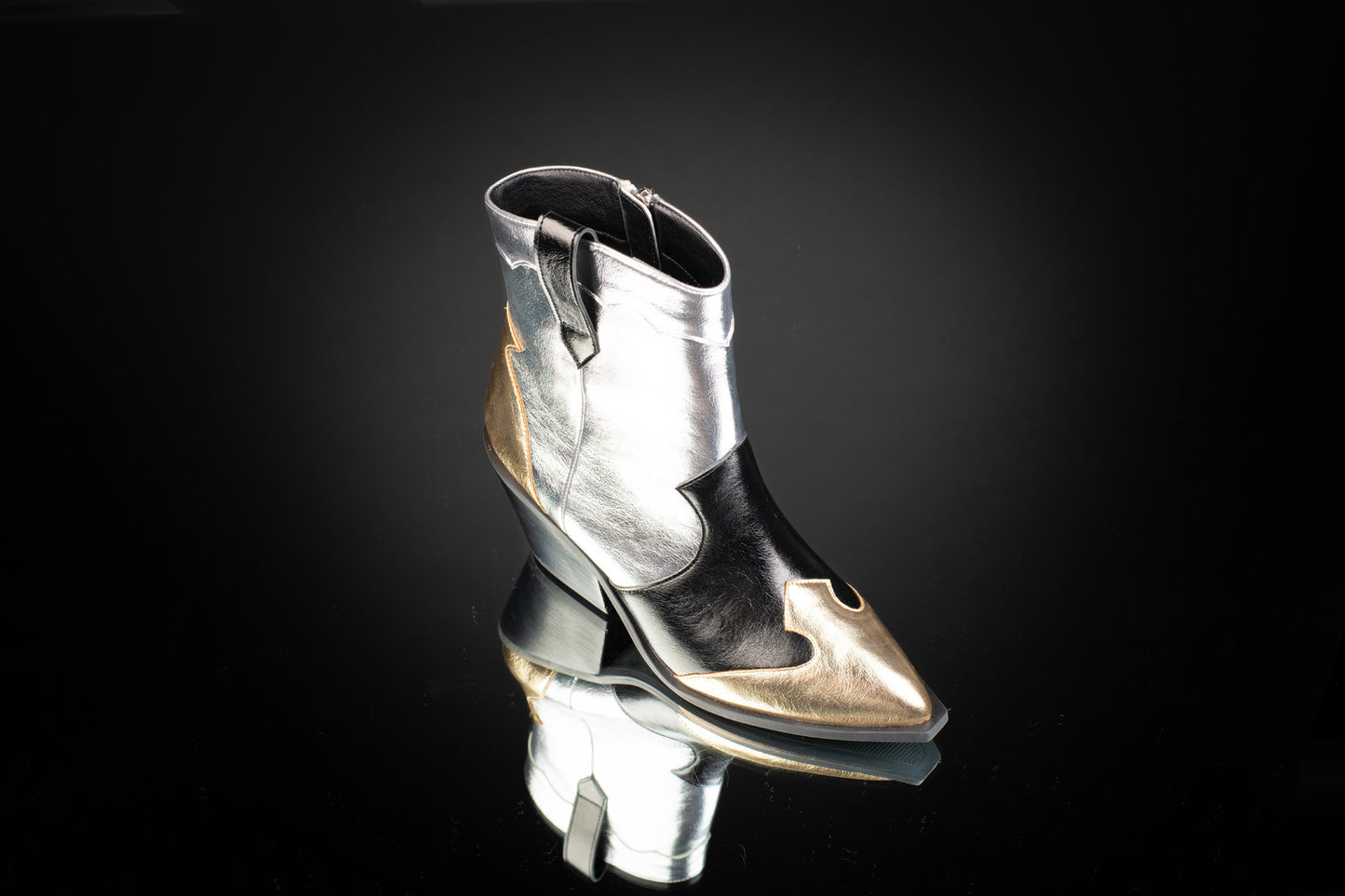 One Chance Mixed Metallic Boots  Corky's   