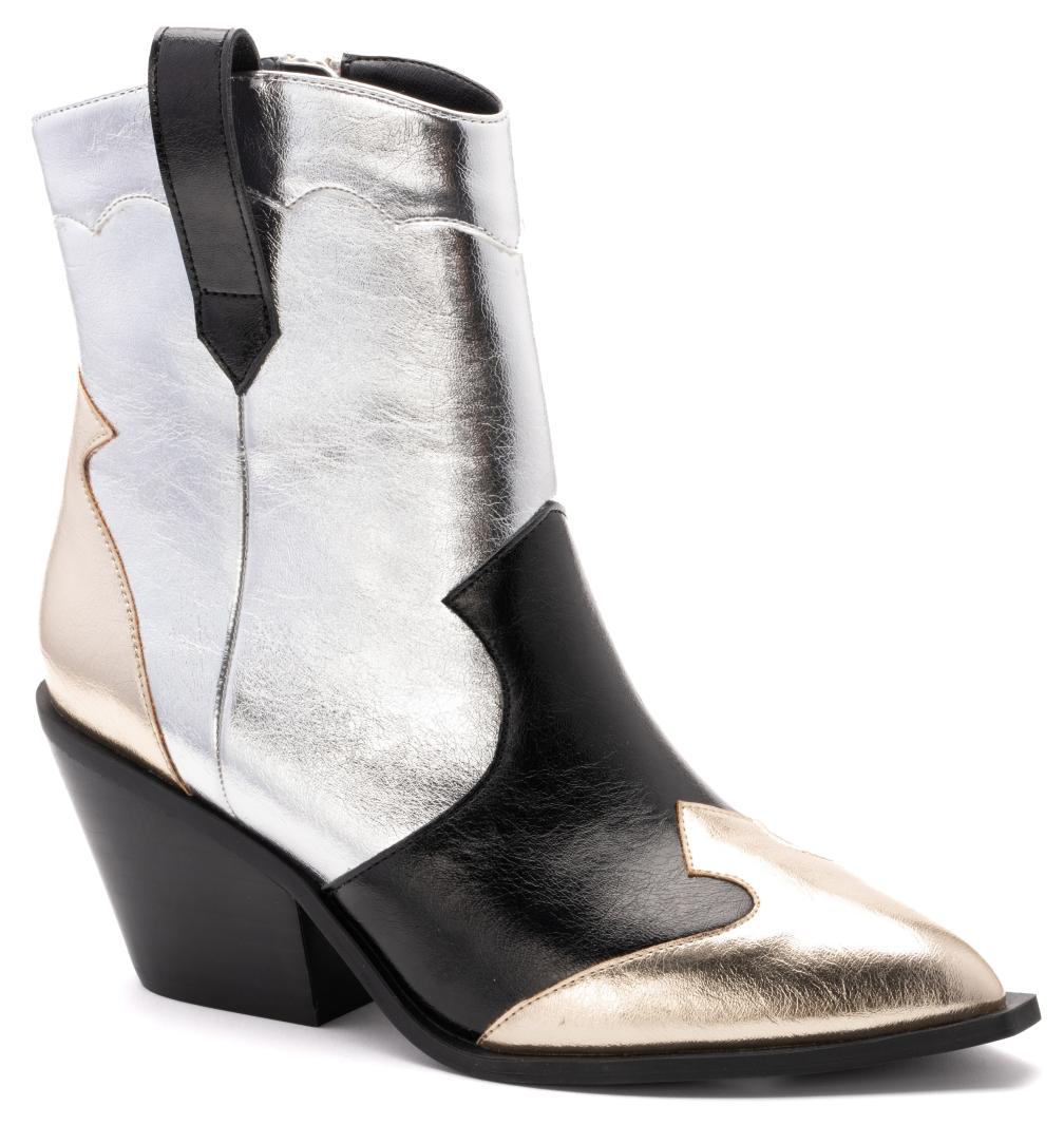 One Chance Mixed Metallic Boots Western Boots Corky's