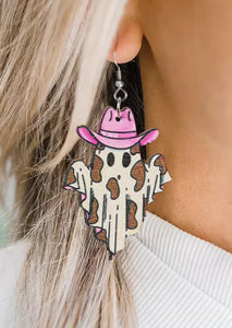 Cowboy Ghost Earrings