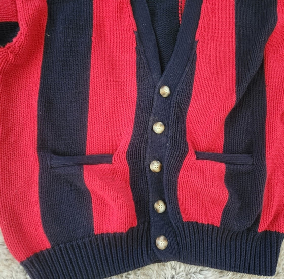 Striped Banana Republic Cardigan Vintage Vibes Boutique