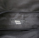 dennis basso Faux Fur Shearling Trim Suede Braided Strap Shoulder Bag dennis basso