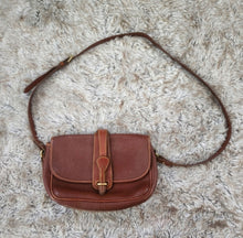  Dooney & Bourke Vintage Brown Leather Crossbody Bag Dooney & Bourke