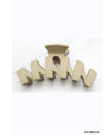Zig Zag Clip Zenana Beige