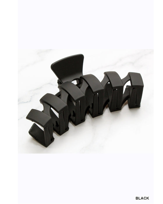 Zig Zag Clip Zenana Black