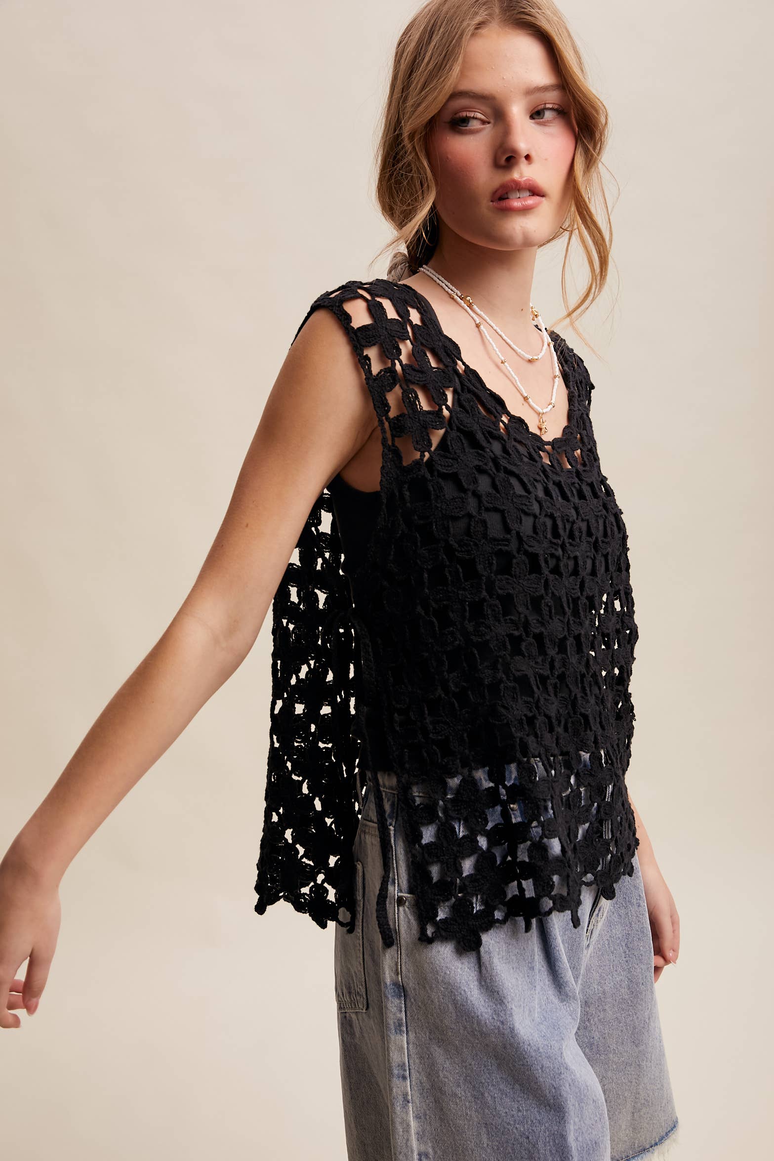 Jett Crochet Tank Tank Listicle